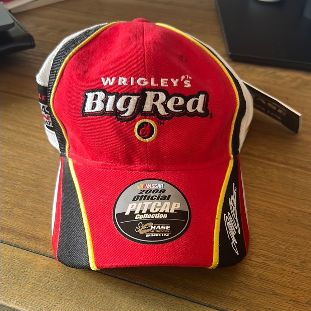 Chase Authentics Red NASCAR Pitcap Hat